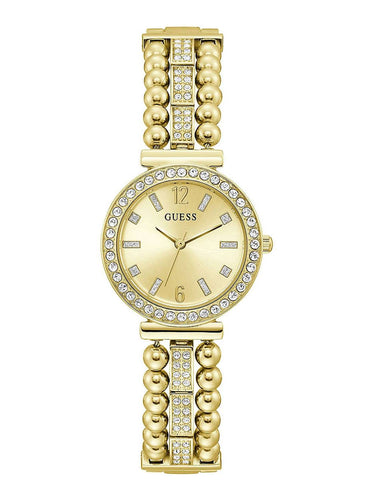 Guess Damen Armbanduhr Work 30 mm Kugelgliederarmband Armband Edelstahl GW0401L2